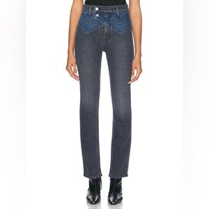 MOTHER Denim Double Rocky Rider Nerdy Straight Leg Jeans 29